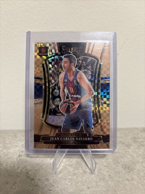 2025-26 Panini Select Euroleague Juan Carlos Navarro Bronze Card