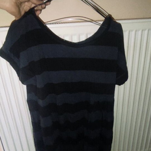 Lynne striped blouse dress small
