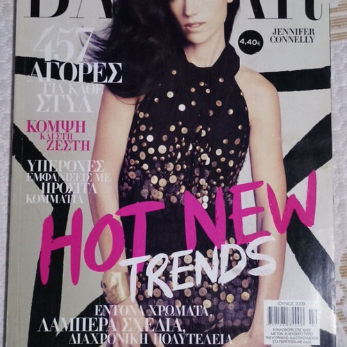 Bazaar magazine with Jennifer Connelly used, 2009