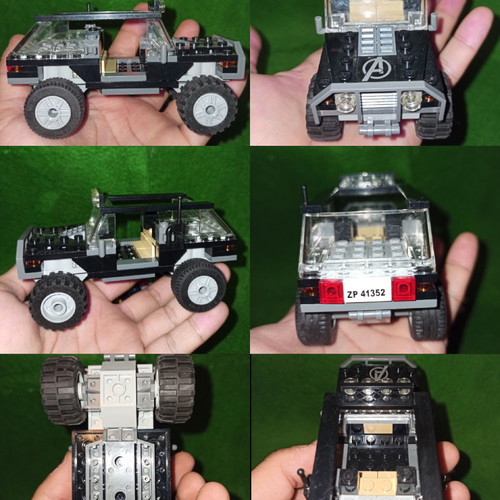 Lego authentic vehicles used from three different sets