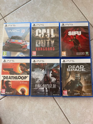 PS5 games pack of 6