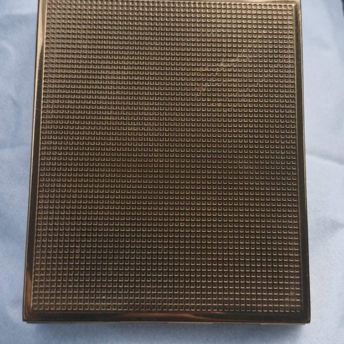 Vintage cigarette case 1950-1960 used with gold details