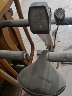 Old athletic bike used