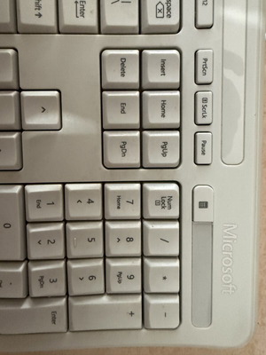 Microsoft wired keyboard used