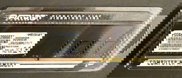 Patriot Signature Line 8GB DDR4 RAM με Ταχύτητα 2666 για Desktop