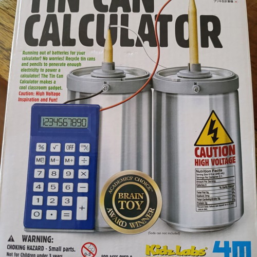 4M Green Science Tin Can Calculator educational kit