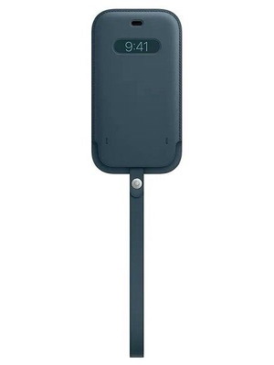 Apple iPhone 12 Pro Max Leather Sleeve MagSafe Baltic Blue new
