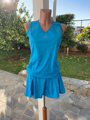 Adidas σετ Climalite tennis σαν καινούργιο, small/medium, μπλε