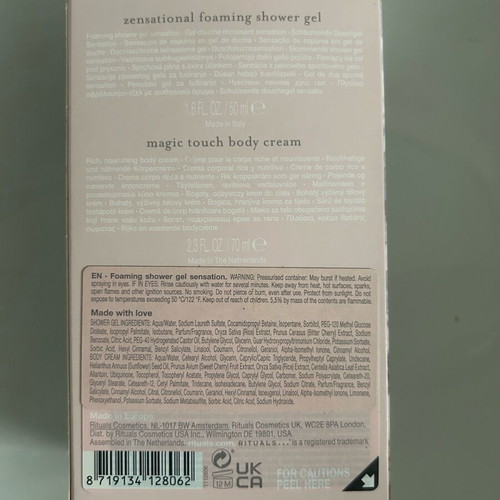 Rituals travel set rice milk & cherry blossom new