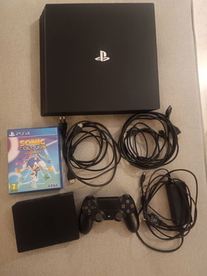Sony PlayStation 4 Pro κονσόλα σε πακέτο με 1TB, χειριστήριο και Sonic Colours Ultimate