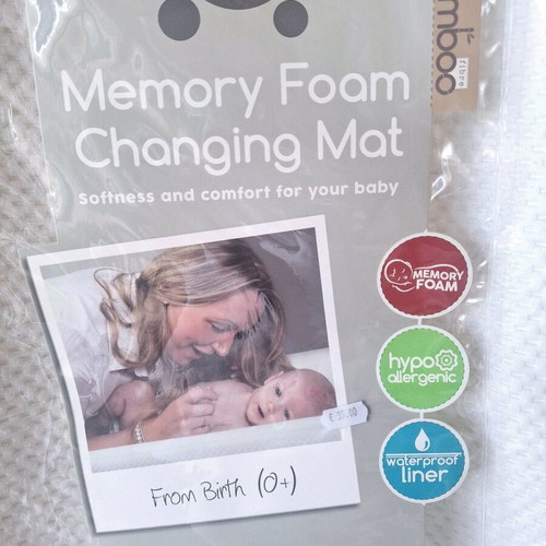 CuddleCo Memory Foam Baby Changing Mat used 70x45