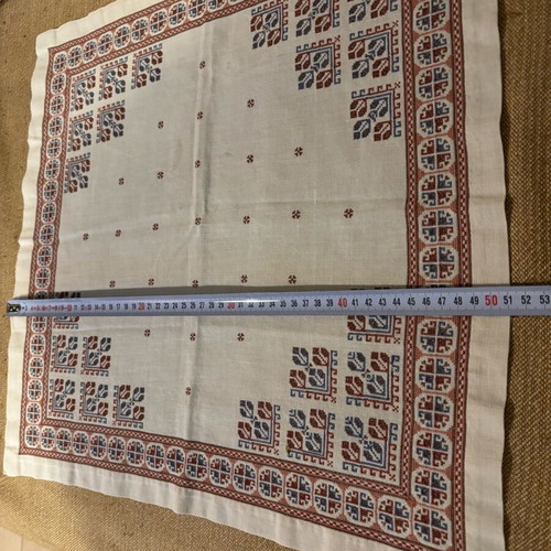 Handmade embroidery used