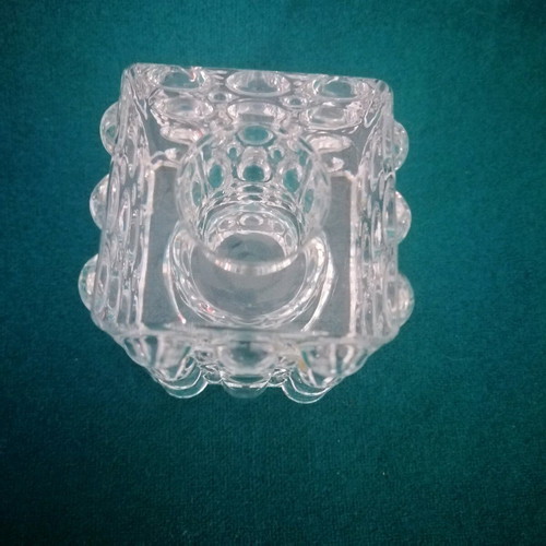 Orrefors vintage crystal candlestick like new