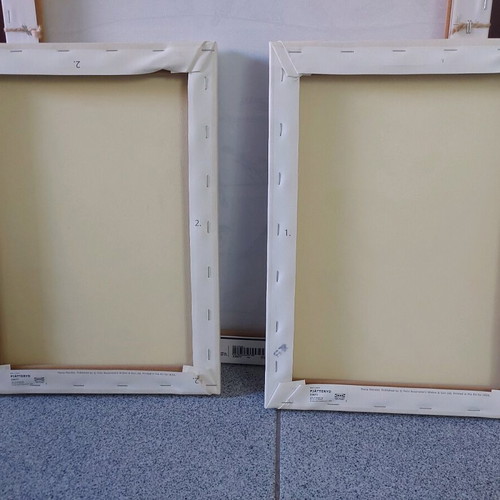 IKEA canvas frames pack of 3 like new