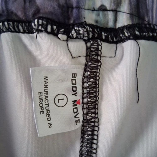 Set of colorful women's leggings size Large, like new, Bodymove & Glamour