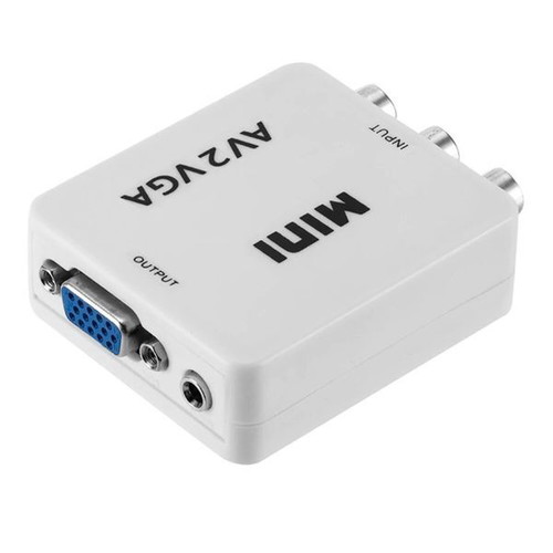 Active AV RCA to VGA adapter with warranty new