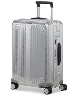 Boss x Samsonite ασημένια αλουμινένια βαλίτσα καμπίνας 55εκ καινούργιο