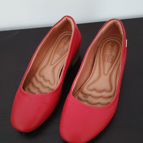 Γυναικεία παπούτσια Comfort Flex μέγεθος 37 μεταχειρισμένα, κόκκινα