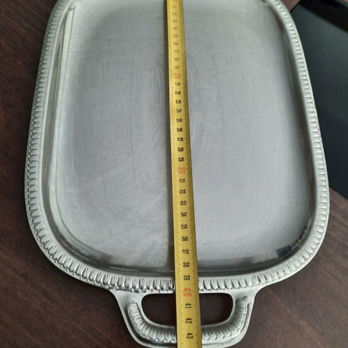 Stainless Steel Serving Tray used