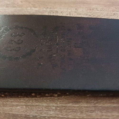 Leather Razor Sharpening Strop used, double-sided
