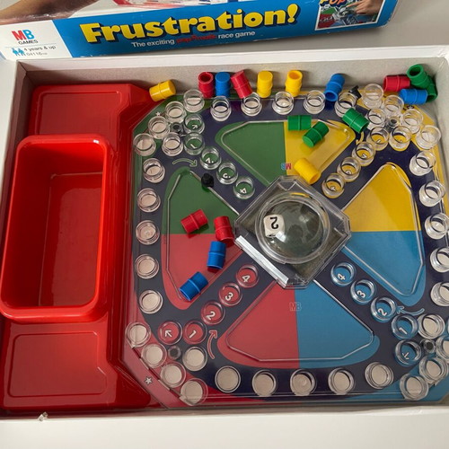 Frustration board game used MB Games 1986