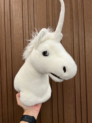 Stuffed Hanging Unicorn used