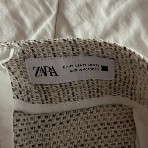 Zara men's shorts, white, size L