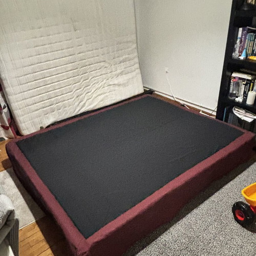 Anatomic bed 170x210 with heavy-duty frame and Mediastrom memory foam mattress