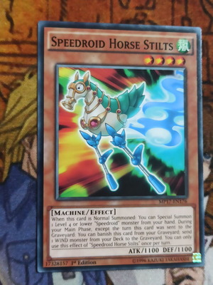 Speedroid Horse Stilts Yu-Gi-Oh! ефектна карта