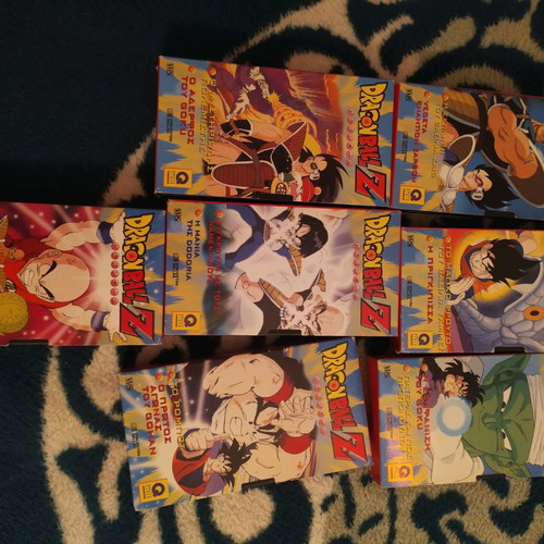 Dragonball Z video cassettes used, pack