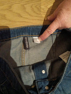 H&M women skirt size M Denim