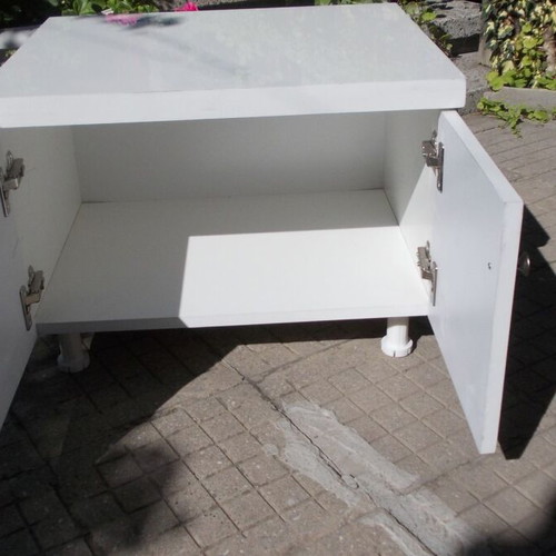 Cabinet for Small Stove Type Rahovets New, White Laminate