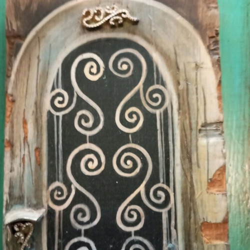 Wall decor door style handmade, like new
