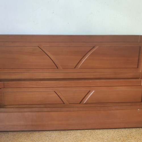 Wooden double bed like new, solid wood