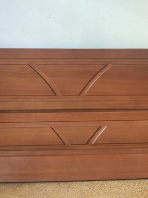 Wooden double bed like new, solid wood