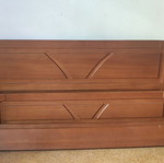 Wooden double bed like new, solid wood