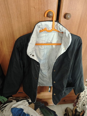 Prince Oliver men's jacket L used, black and white