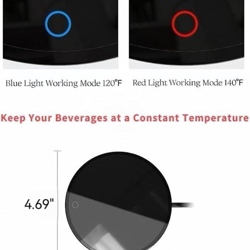 Smart Cup Warmer 18W with 2 Temperature Levels and Auto Shutoff
