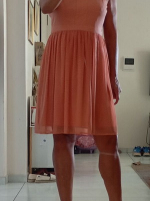 Fracomina women's dress size L, apricot color