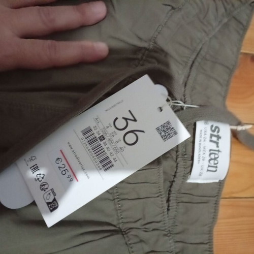 Stradivarius balloon pants size 36 small, new, brown and green