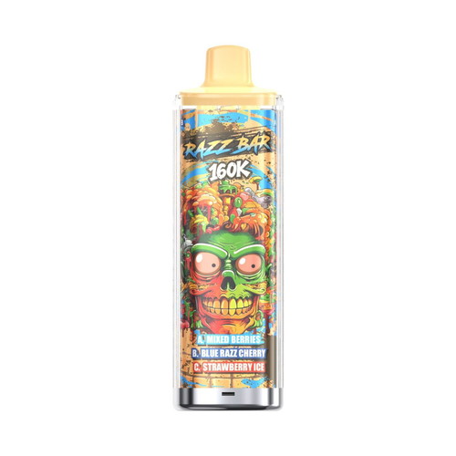Razz Bar 160K 3in1 Disposable Vape New Model with 3 Flavors