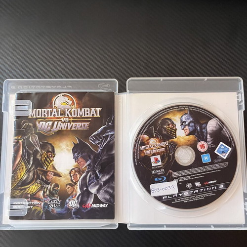 Mortal Kombat vs DC Universe PS3 game like new