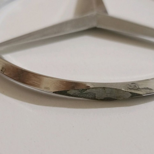 Mercedes emblem used, metal chrome-plated