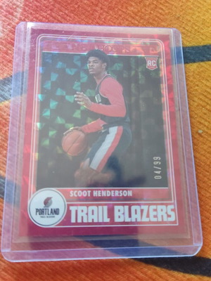 Scoot Henderson 2023-24 Panini NBA Hoops card like new