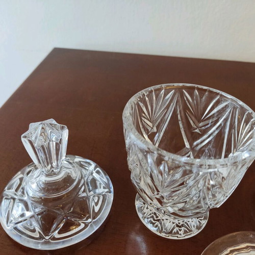 Glass vases like new, small, height 16cm and 10cm