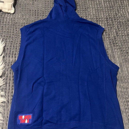 Sneaker Freak sleeveless hoodie new, size XL, blue