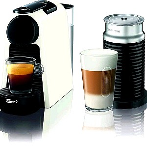 De'Longhi Nespresso Essenza Mini with Aeroccino EN85.WAE καφετιέρα Nespresso και μηχανή αφρό γάλα