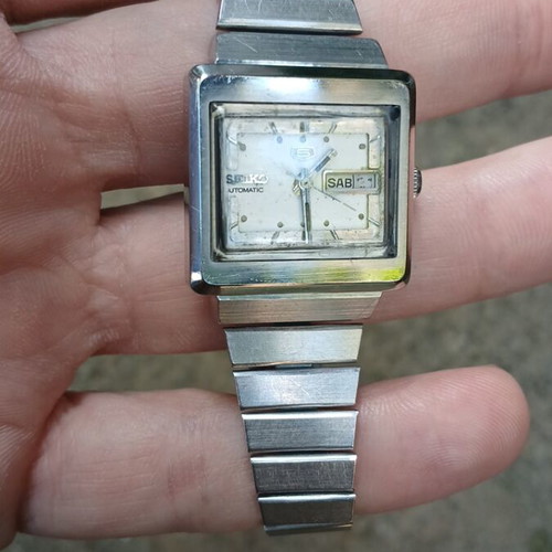 Seiko 5 Automatic TV-Shape Vintage Watch Japan used