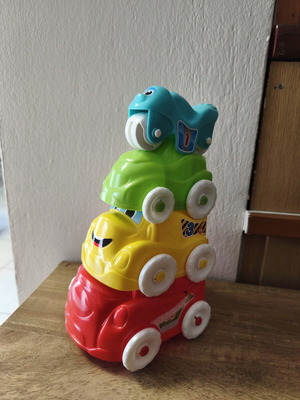 Clementoni Car Tower stacking toy used, for 6+ months