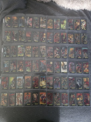 Spawn trading cards widevision 1995 set, like new, 144 cards